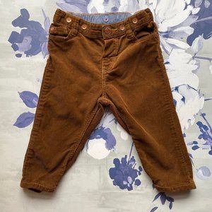 H&M Brown Corduroy Pants Kids 9-12 Months